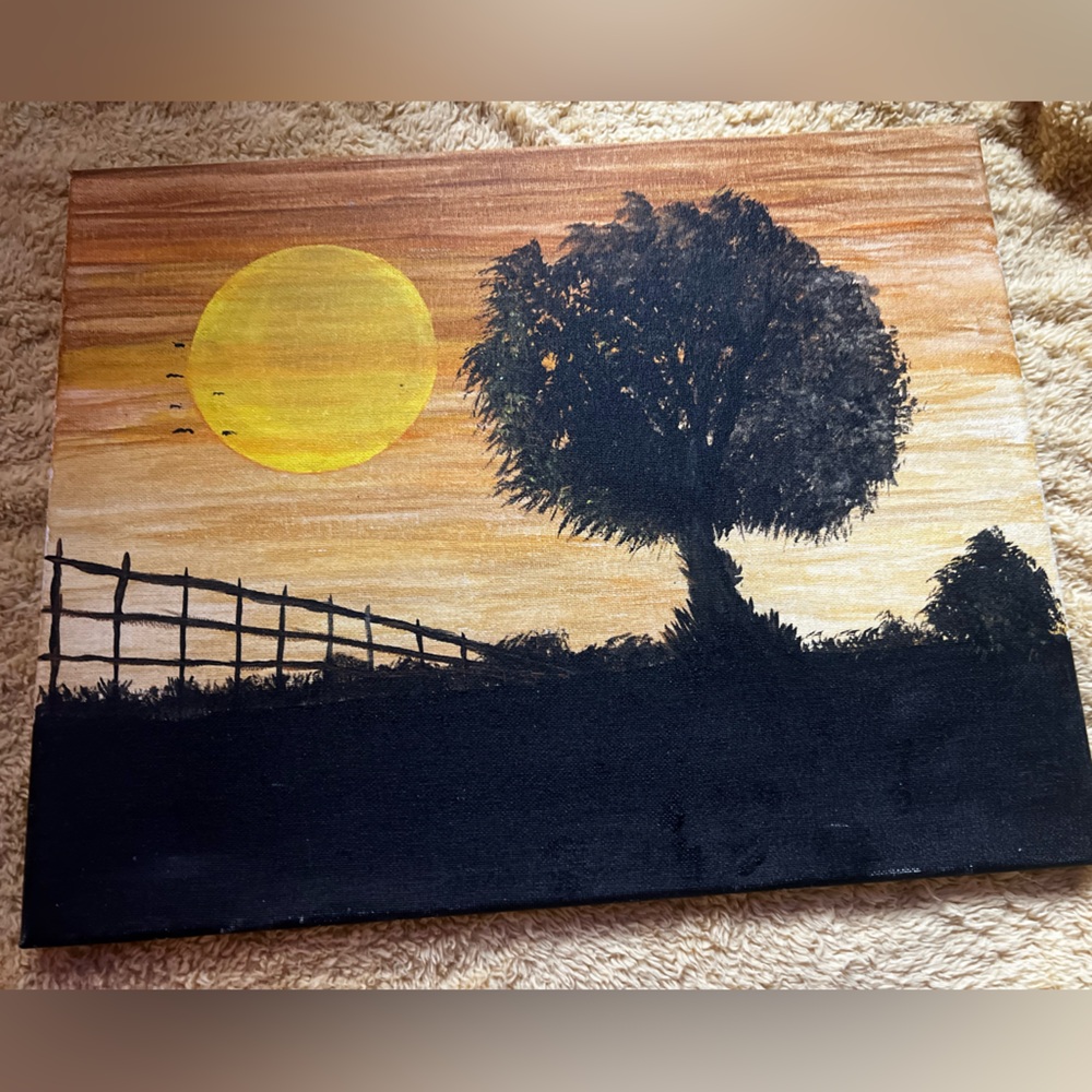 Custom Sunset Painting